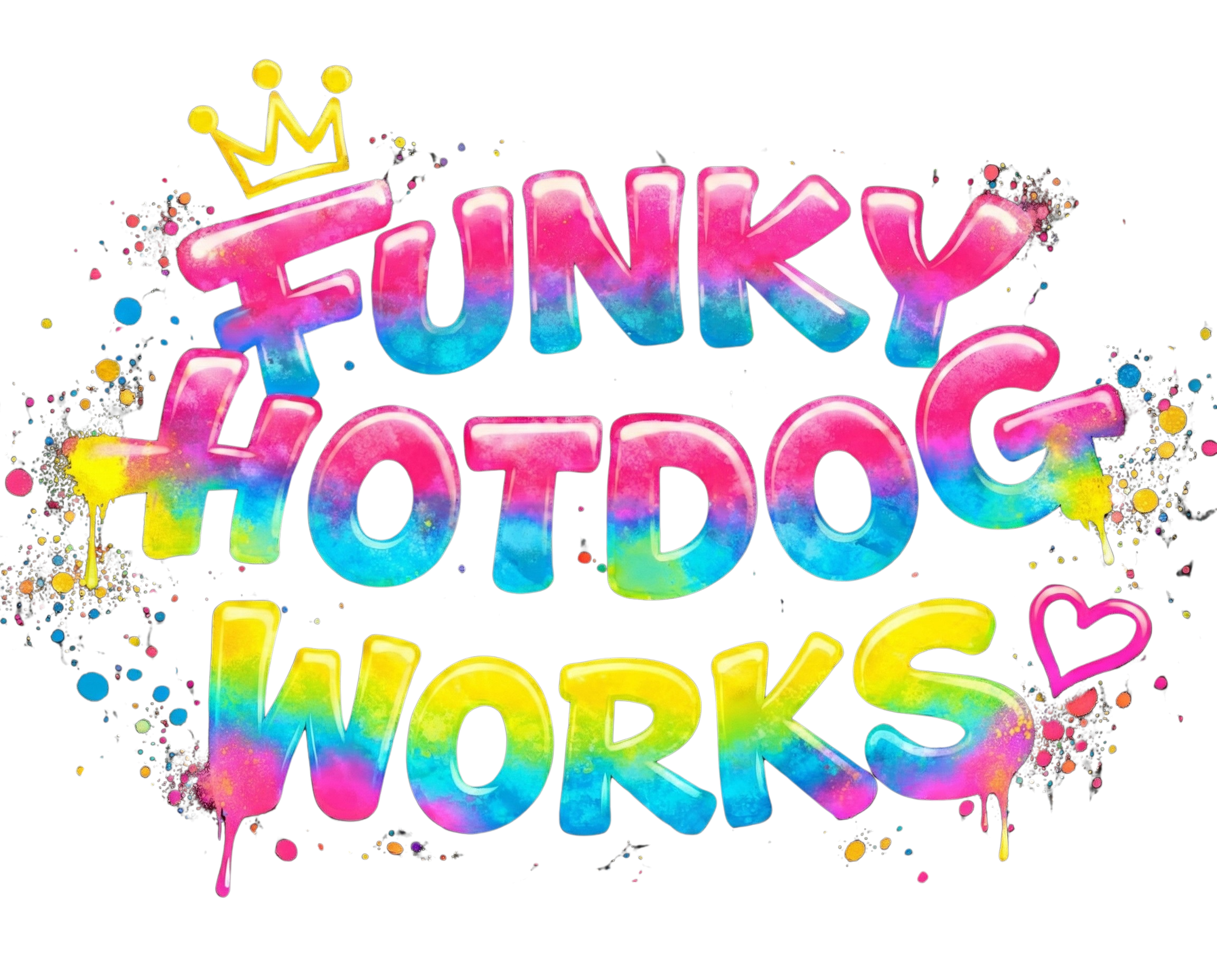 FUNKY HOTDOG WORKS Logo