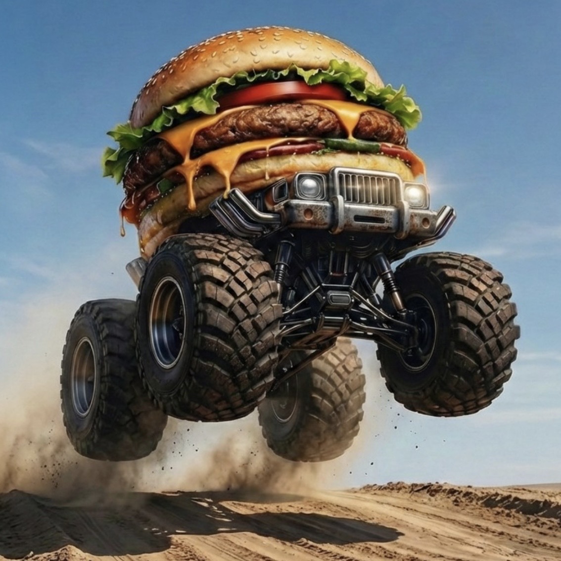 MONSTER TRUCK BURGER